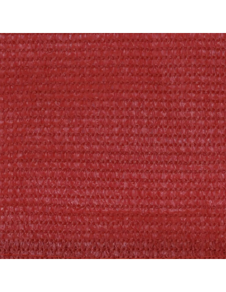 Paravento da Balcone Rosso 90x400 cm in HDPE
