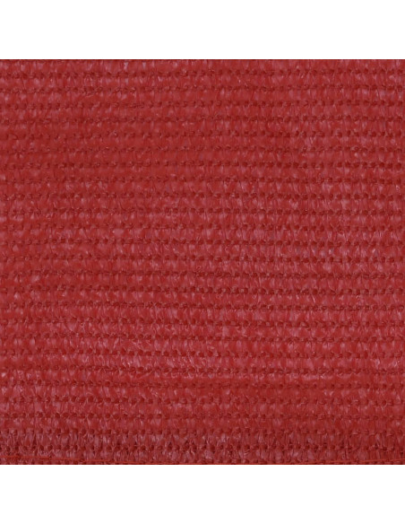 Paravento da Balcone Rosso 120x600 cm in HDPE