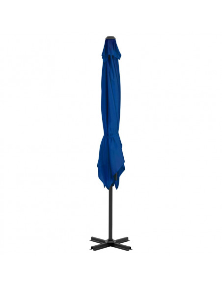 Ombrellone a Sbalzo con Palo in Alluminio Azzurro 250x250 cm