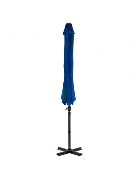Ombrellone a Sbalzo con Palo in Alluminio Azzurro 300 cm