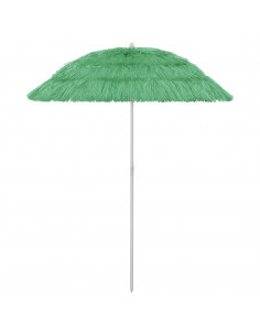Ombrellone da Spiaggia Hawaii Verde 180 cm 2