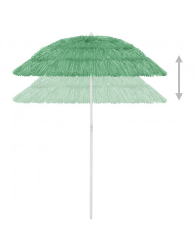 Ombrellone da Spiaggia Hawaii Verde 180 cm