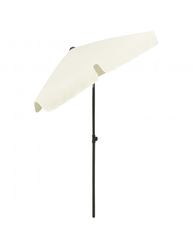 Ombrellone da Spiaggia Giallo Sabbia 180x120 cm