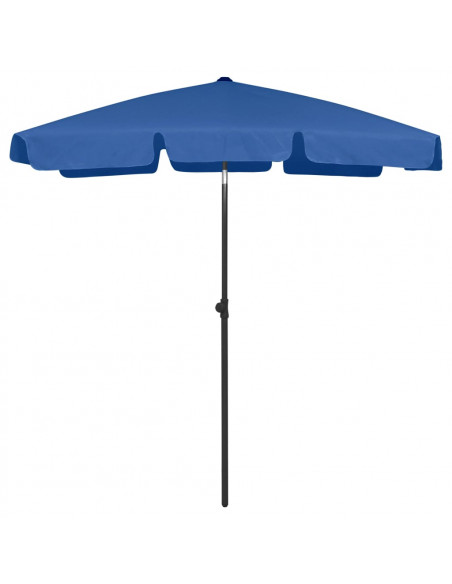 Ombrellone da Spiaggia Azzurro 180x120 cm