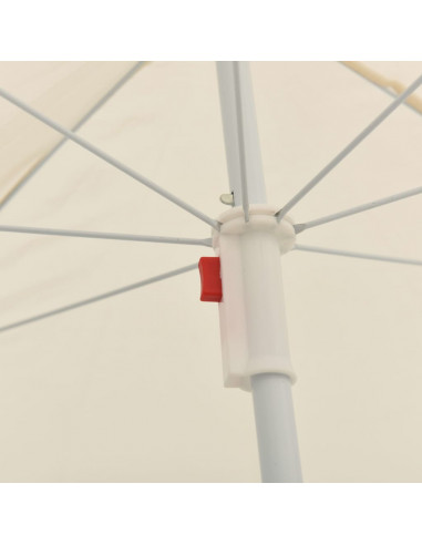 Ombrellone da Esterni con Palo in Acciaio 180 cm Sabbia