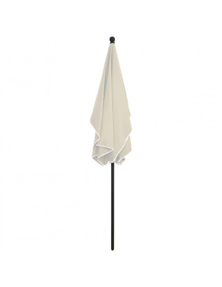 Ombrellone da Giardino con Palo 210x140 cm Sabbia