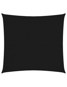 Parasole a Vela in Tela Oxford Quadrato 4,5x4,5 m Nero 2