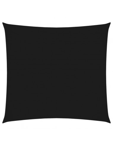 Parasole a Vela in Tela Oxford Quadrato 4,5x4,5 m Nero