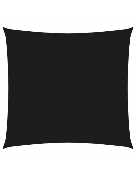 Parasole a Vela in Tela Oxford Quadrato 4,5x4,5 m Nero