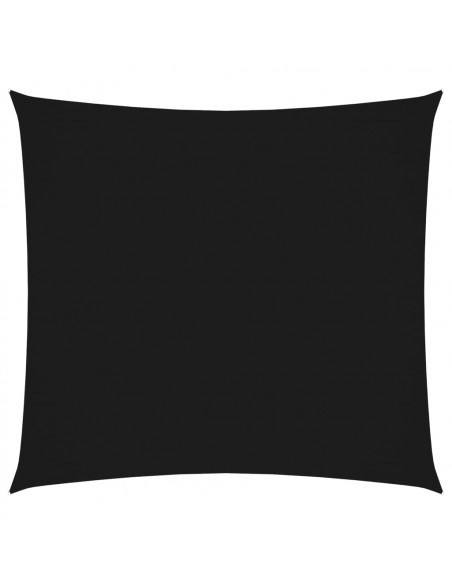 Parasole a Vela in Tela Oxford Quadrata 7x7 m Nero