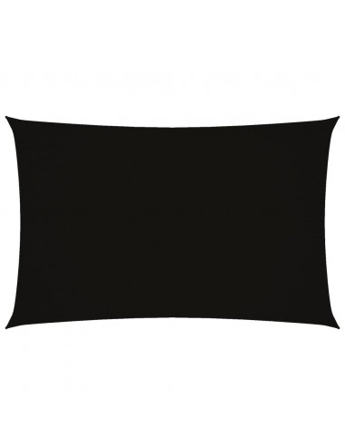 Parasole a Vela Oxford Rettangolare 2x4,5 m Nero