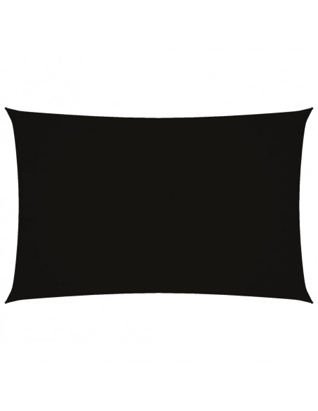 Parasole a Vela Oxford Rettangolare 2x5 m Nero