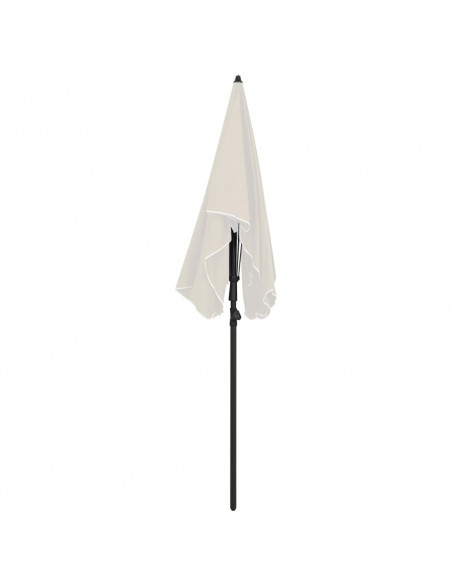 Ombrellone da Giardino con Palo 200x130 cm Sabbia