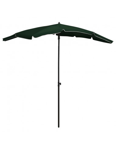 Ombrellone da Giardino con Palo 200x130 cm Verde