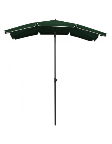 Ombrellone da Giardino con Palo 200x130 cm Verde