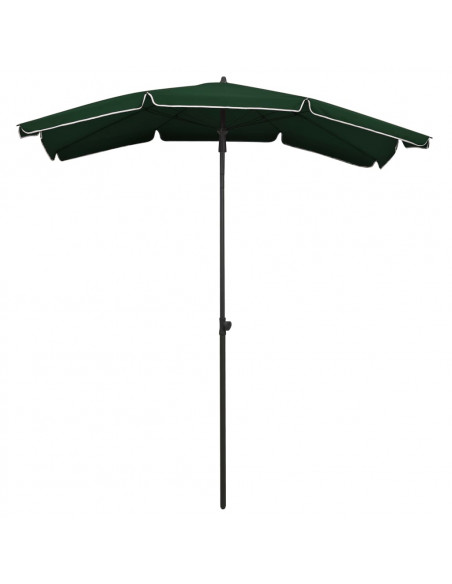 Ombrellone da Giardino con Palo 200x130 cm Verde