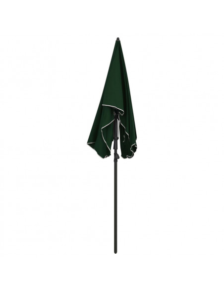 Ombrellone da Giardino con Palo 200x130 cm Verde
