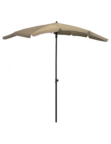 Ombrellone da Giardino con Palo 200x130 cm Grigio Talpa