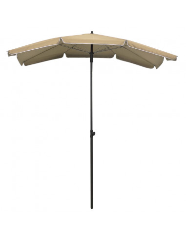 Ombrellone da Giardino con Palo 200x130 cm Grigio Talpa