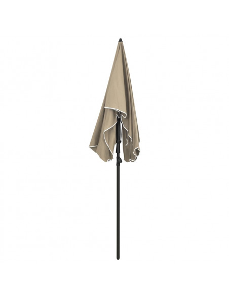 Ombrellone da Giardino con Palo 200x130 cm Grigio Talpa
