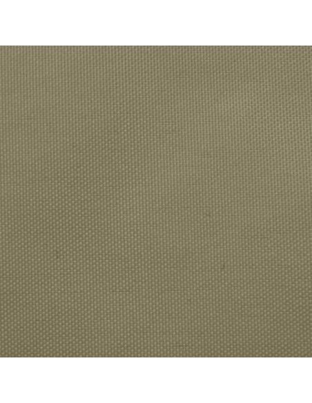 Parasole a Vela in Tela Oxford a Trapezio 3/5x4 m Beige