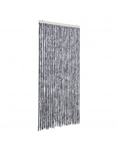 Tenda Antimosche Grigio Argento 100x200 cm in Ciniglia 2