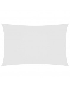 Parasole a Vela Oxford Rettangolare 6x8 m Beige 2