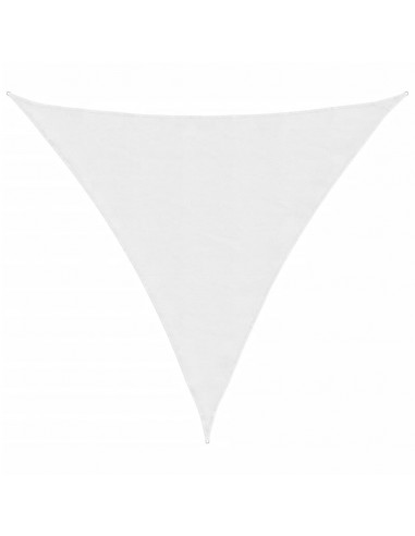 Parasole a Vela Oxford Triangolare 3,6x3,6x3,6 m Bianco