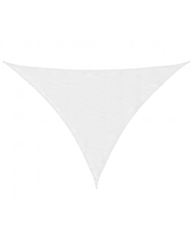 Parasole a Vela Oxford Triangolare 3,5x3,5x4,9 m Bianco