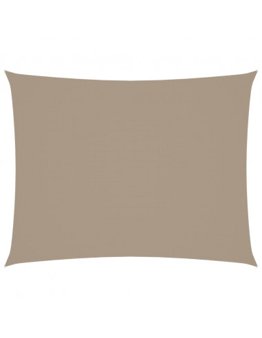 Parasole a Vela Oxford Rettangolare 2x3,5 m Grigio Talpa