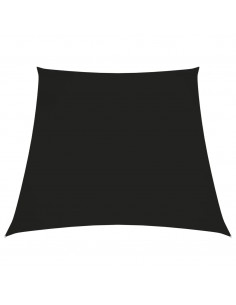 Parasole a Vela in Tela Oxford a Trapezio 3/5x4 m Nero 2