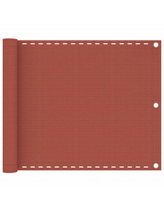 Paravento da Balcone Terracotta 75x500 cm in HDPE 2