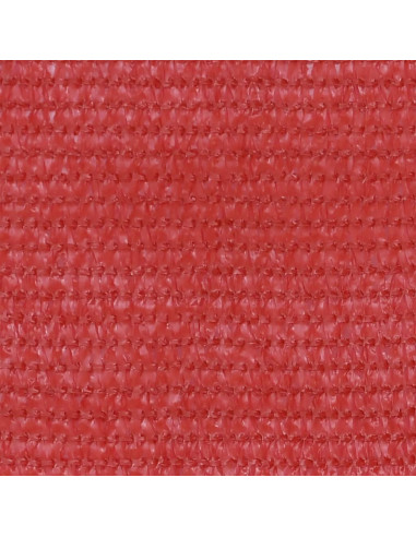 Paravento da Balcone Rosso 120x500 cm in HDPE