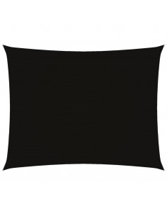 Parasole a Vela Oxford Rettangolare 3x4,5 m Nero 2