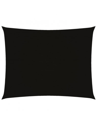 Parasole a Vela Oxford Rettangolare 3x4,5 m Nero