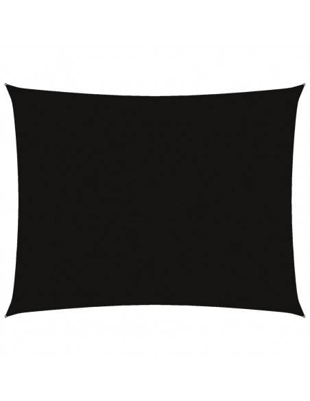 Parasole a Vela Oxford Rettangolare 3x4,5 m Nero