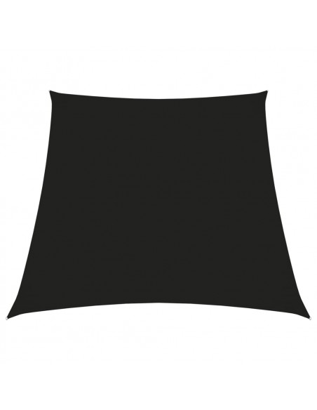 Parasole a Vela in Tela Oxford a Trapezio 3/4x3 m Nero