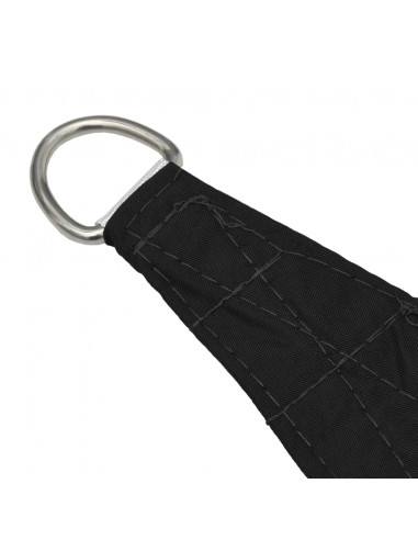 Parasole a Vela in Tela Oxford a Trapezio 3/4x3 m Nero