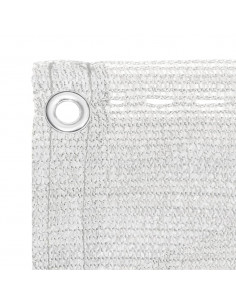 Paravento da Balcone Bianco 120x600 cm in HDPE 2