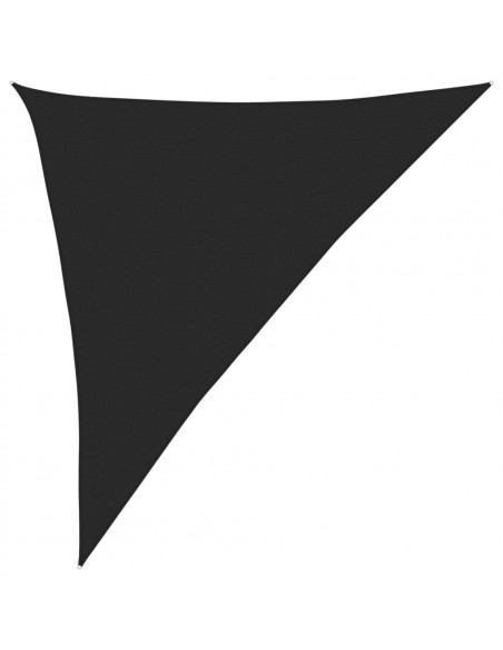 Vela Parasole 160 g/m² Nera 3x4x5 m in HDPE