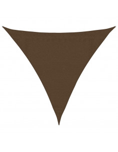 Vela Parasole 160 g/m² Marrone 3,6x3,6x3,6 m in HDPE 2