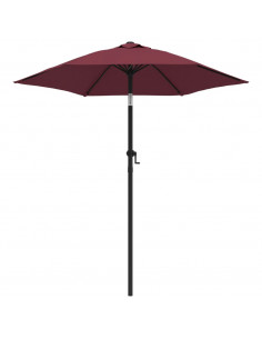 Ombrellone Rosso Borgogna 200x224 cm in Alluminio 2