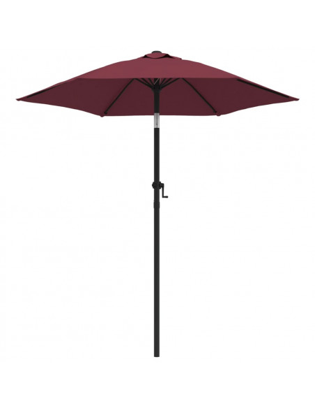 Ombrellone Rosso Borgogna 200x224 cm in Alluminio