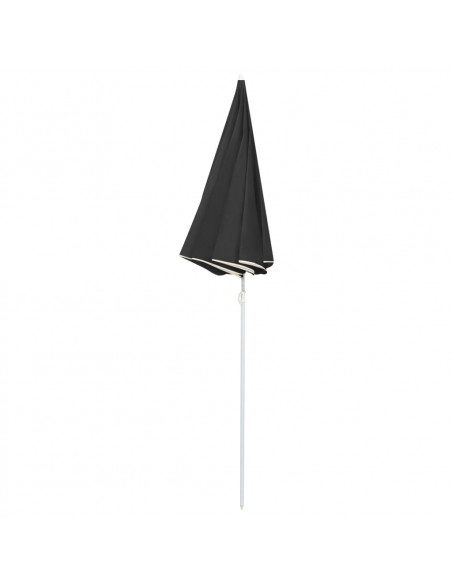 Ombrellone da Esterni con Palo in Acciaio 180 cm Antracite