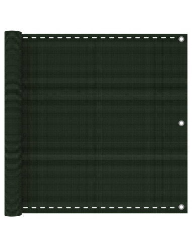 Paravento da Balcone Verde Scuro 90x400 cm in HDPE