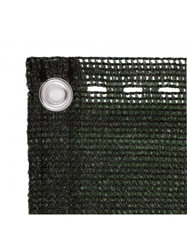 Paravento da Balcone Verde Scuro 90x400 cm in HDPE