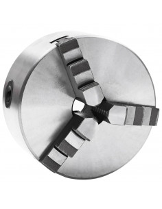 Mandrino per Tornio a 3 Griffe Autocentrante 125 mm in Acciaio 2