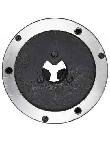 Mandrino per Tornio a 3 Griffe Autocentrante 125 mm in Acciaio