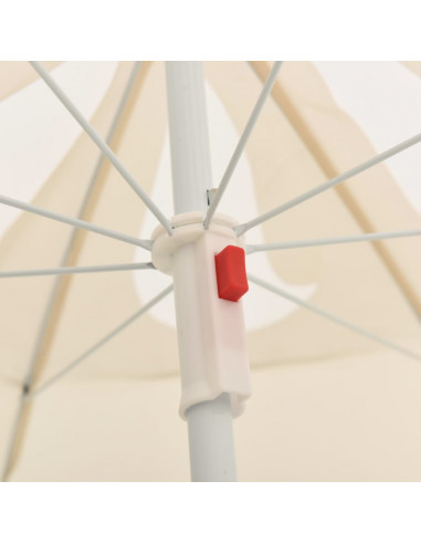 Ombrellone da Esterni con Palo in Acciaio 180 cm Sabbia