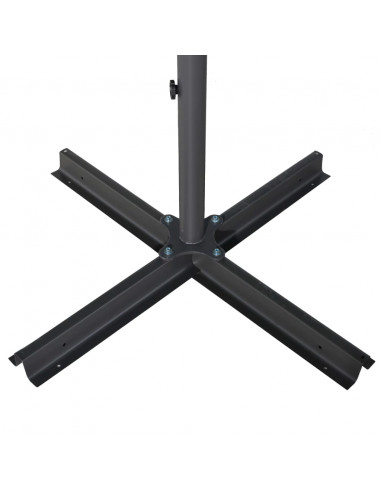 Ombrellone da Esterni con Palo in Alluminio 600 cm Antracite